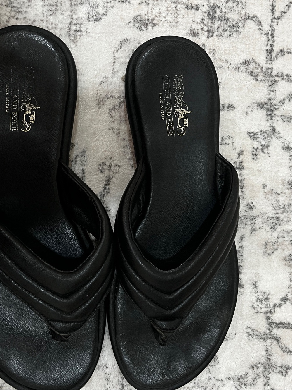 Coach flip flops